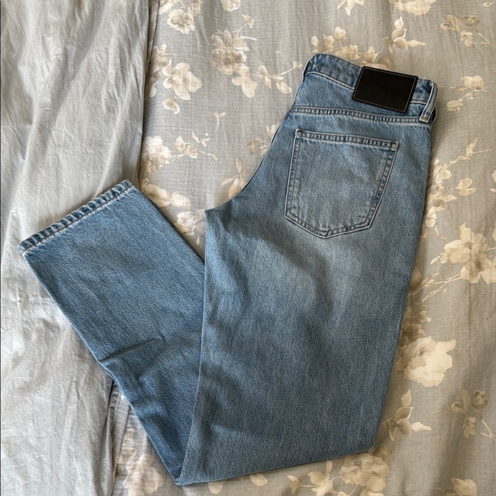 Banana Republic Straight Jeans in Light Blue